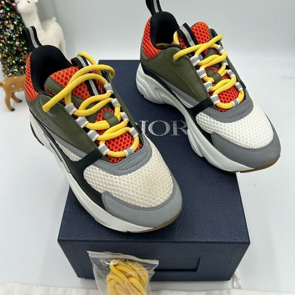 Women’s Dior B – 22 leather low top trainers size 38 made in Italy - Picture 3 of 11